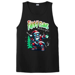 Santa Claus Is Dancing On Xmas Christmas Funny Gift PosiCharge Competitor Tank