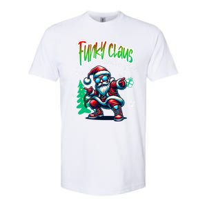 Santa Claus Is Dancing On Xmas Christmas Funny Gift Softstyle CVC T-Shirt