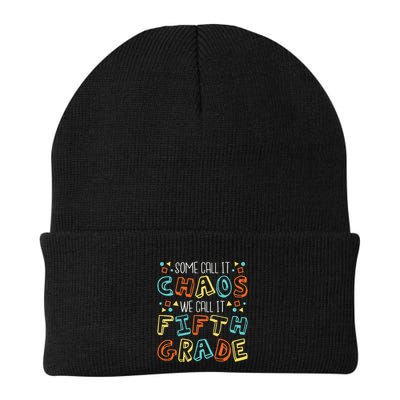 Some Call It Chaos We Call It Fifth Grade 5th Grade Teacher Beanie