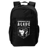 SchrodingerS Cat Is Alive Dead Paradox Science Geek Daily Commute Backpack