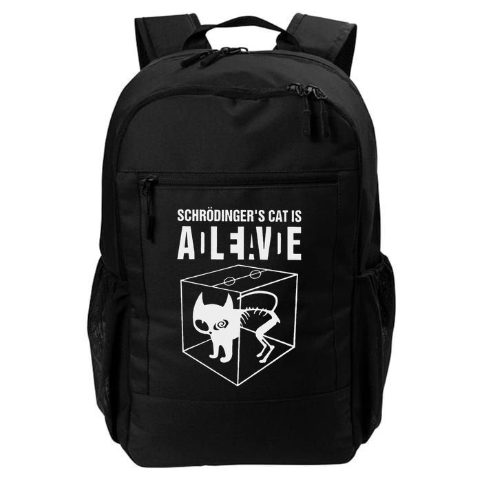 SchrodingerS Cat Is Alive Dead Paradox Science Geek Daily Commute Backpack