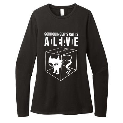 SchrodingerS Cat Is Alive Dead Womens CVC Long Sleeve Shirt