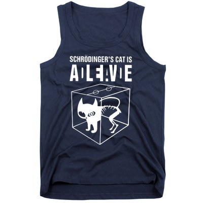 SchrodingerS Cat Is Alive Dead Tank Top