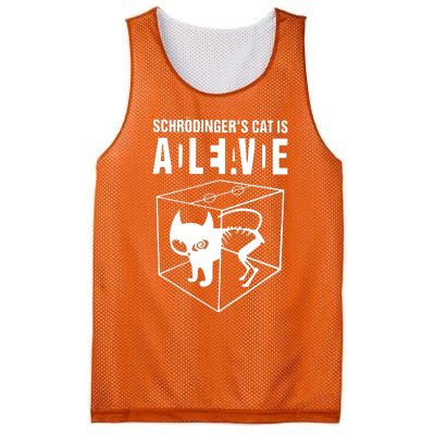 SchrodingerS Cat Is Alive Dead Mesh Reversible Basketball Jersey Tank