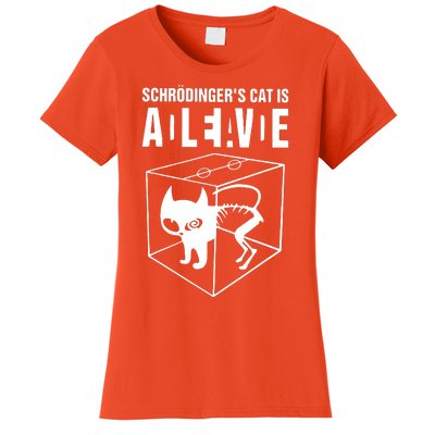 SchrodingerS Cat Is Alive Dead Women's T-Shirt