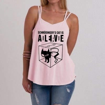 SchrodingerS Cat Is Alive Dead Women's Strappy Tank