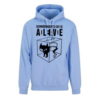 SchrodingerS Cat Is Alive Dead Unisex Surf Hoodie