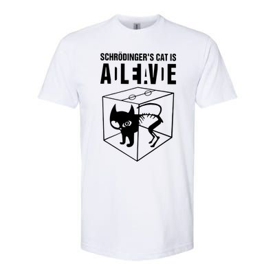 SchrodingerS Cat Is Alive Dead Softstyle CVC T-Shirt