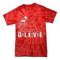 SchrodingerS Cat Is Both Dead And Alive Physics Physicist Tie-Dye T-Shirt