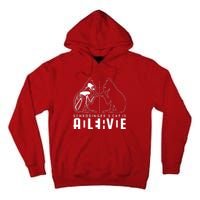 SchrodingerS Cat Is Both Dead And Alive Physics Physicist Tall Hoodie