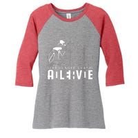 SchrodingerS Cat Is Both Dead And Alive Physics Physicist Women's Tri-Blend 3/4-Sleeve Raglan Shirt