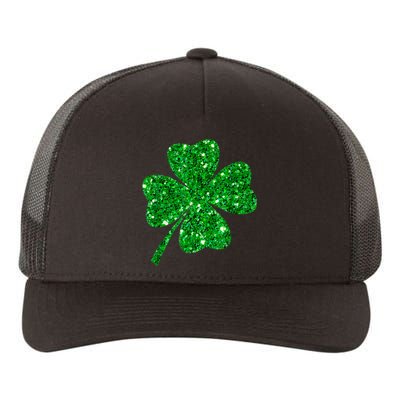 Sparkle Clover Irish Shirt For St Patricks & Pattys Day Yupoong Adult 5-Panel Trucker Hat