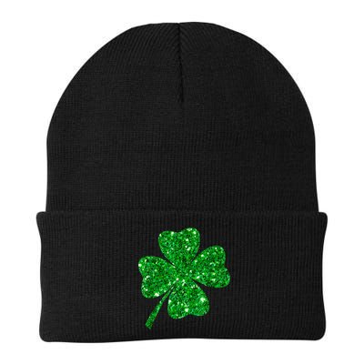 Sparkle Clover Irish Shirt For St Patricks & Pattys Day Beanie