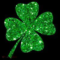 Sparkle Clover Irish Shirt For St Patricks & Pattys Day Drawstring Bag