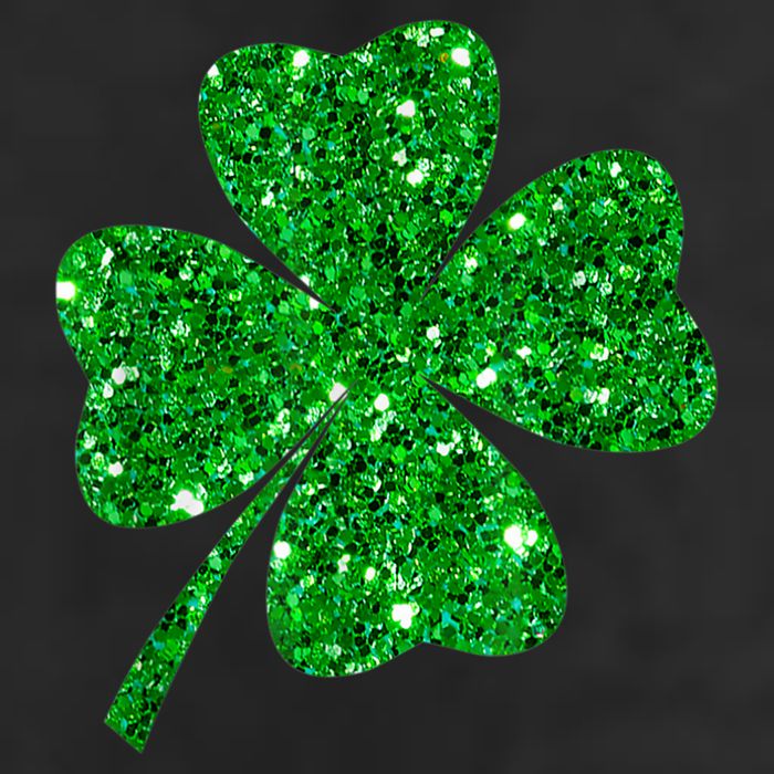 Sparkle Clover Irish Shirt For St Patricks & Pattys Day Golf Towel