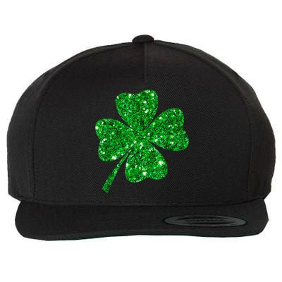 Sparkle Clover Irish Shirt For St Patricks & Pattys Day Wool Snapback Cap