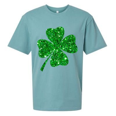 Sparkle Clover Irish Shirt For St Patricks & Pattys Day Sueded Cloud Jersey T-Shirt