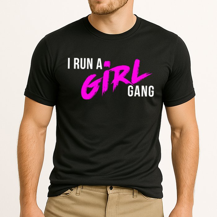 Super Cute I Run A Gang Mom Hustle Design Cool Gift Cooling Performance Crew T-Shirt