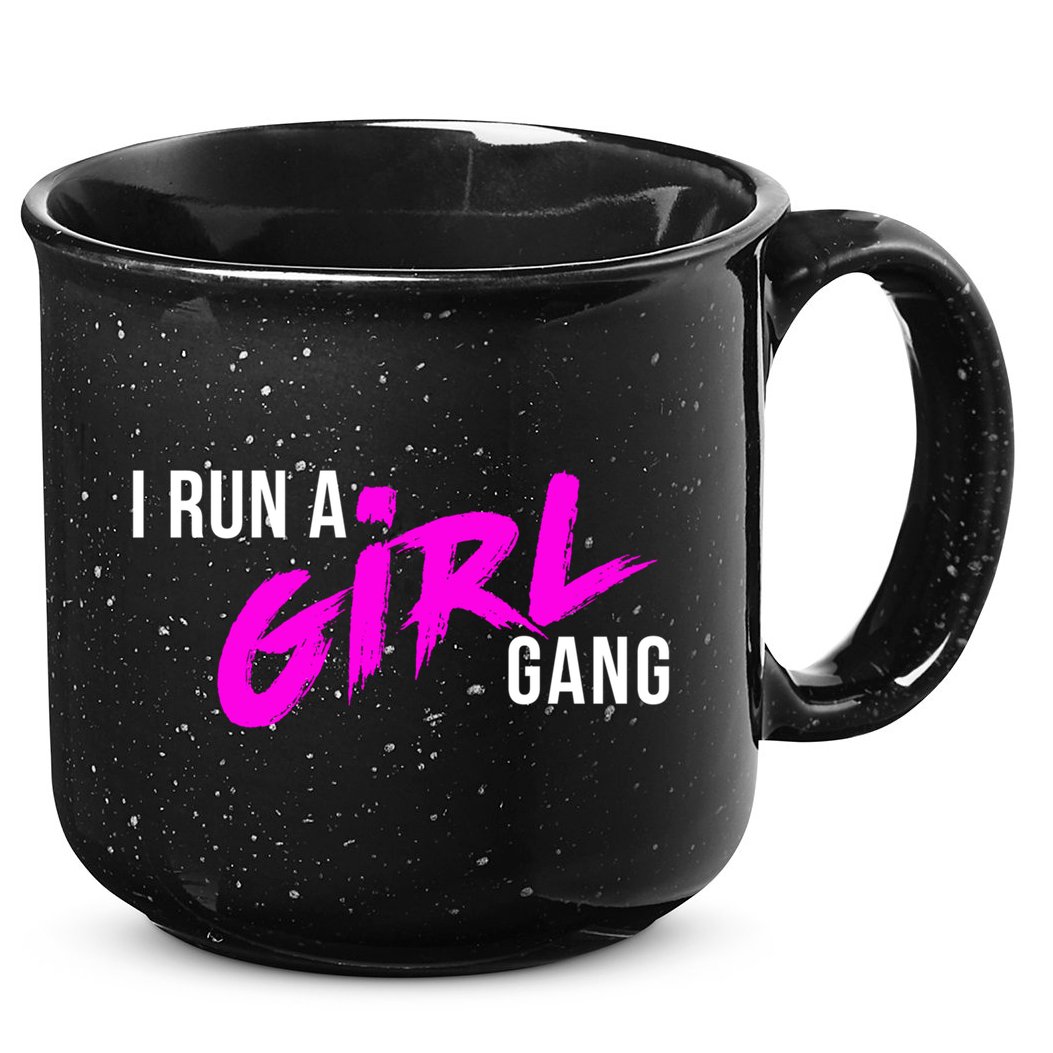 Super Cute I Run A Gang Mom Hustle Design Cool Gift 15oz Campfire Ceramic Mug