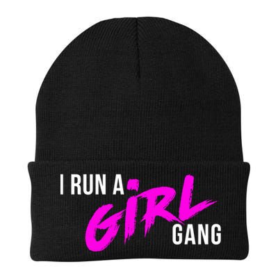 Super Cute I Run A Gang Mom Hustle Design Cool Gift Beanie