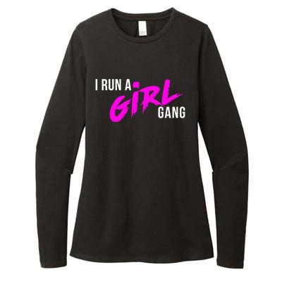 Super Cute I Run A Gang Mom Hustle Design Cool Gift Womens CVC Long Sleeve Shirt