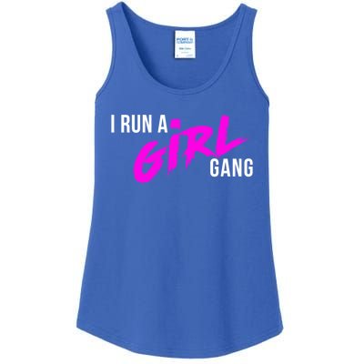 Super Cute I Run A Gang Mom Hustle Design Cool Gift Ladies Essential Tank