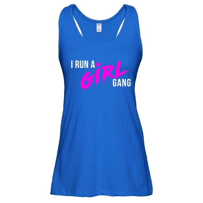 Super Cute I Run A Gang Mom Hustle Design Cool Gift Ladies Essential Flowy Tank