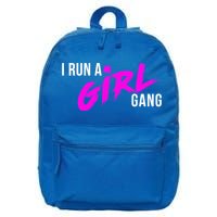 Super Cute I Run A Gang Mom Hustle Design Cool Gift 16 in Basic Backpack