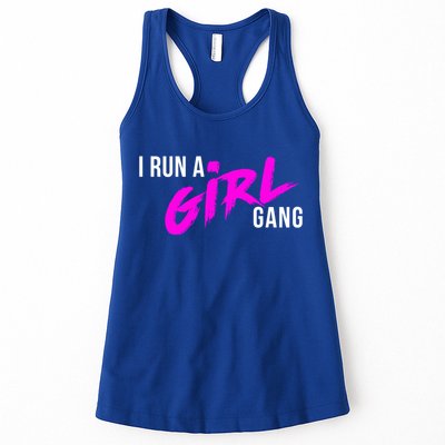 Super Cute I Run A Gang Mom Hustle Design Cool Gift Womens Tank Top