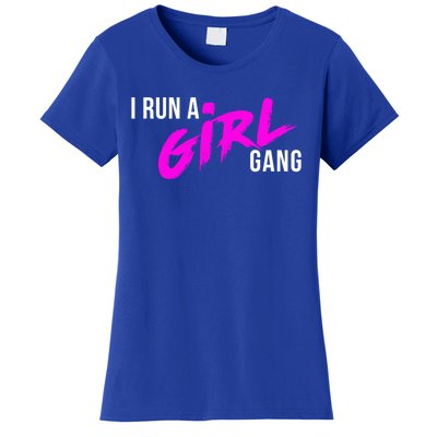 Super Cute I Run A Gang Mom Hustle Design Cool Gift Women's T-Shirt