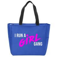 Super Cute I Run A Gang Mom Hustle Design Cool Gift Zip Tote Bag