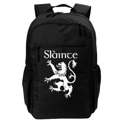 Slainte Cheers In Scots Gaelic Scottish Lion Rampant Backpack
