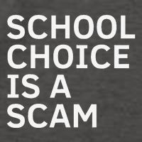 School Choice Is A Scam Vector Backpack