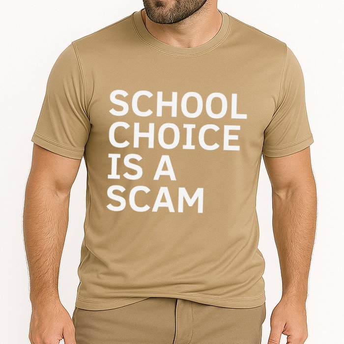 School Choice Is A Scam Cooling Performance Crew T-Shirt