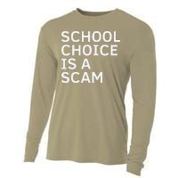 School Choice Is A Scam Cooling Performance Long Sleeve Crew