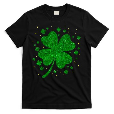 Sparkle Clover Irish For St Patricks & Pattys Day T-Shirt