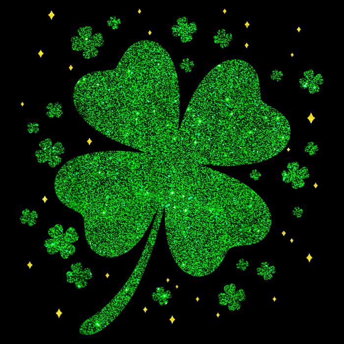 Sparkle Clover Irish For St Patricks & Pattys Day 7-Panel Snapback Hat