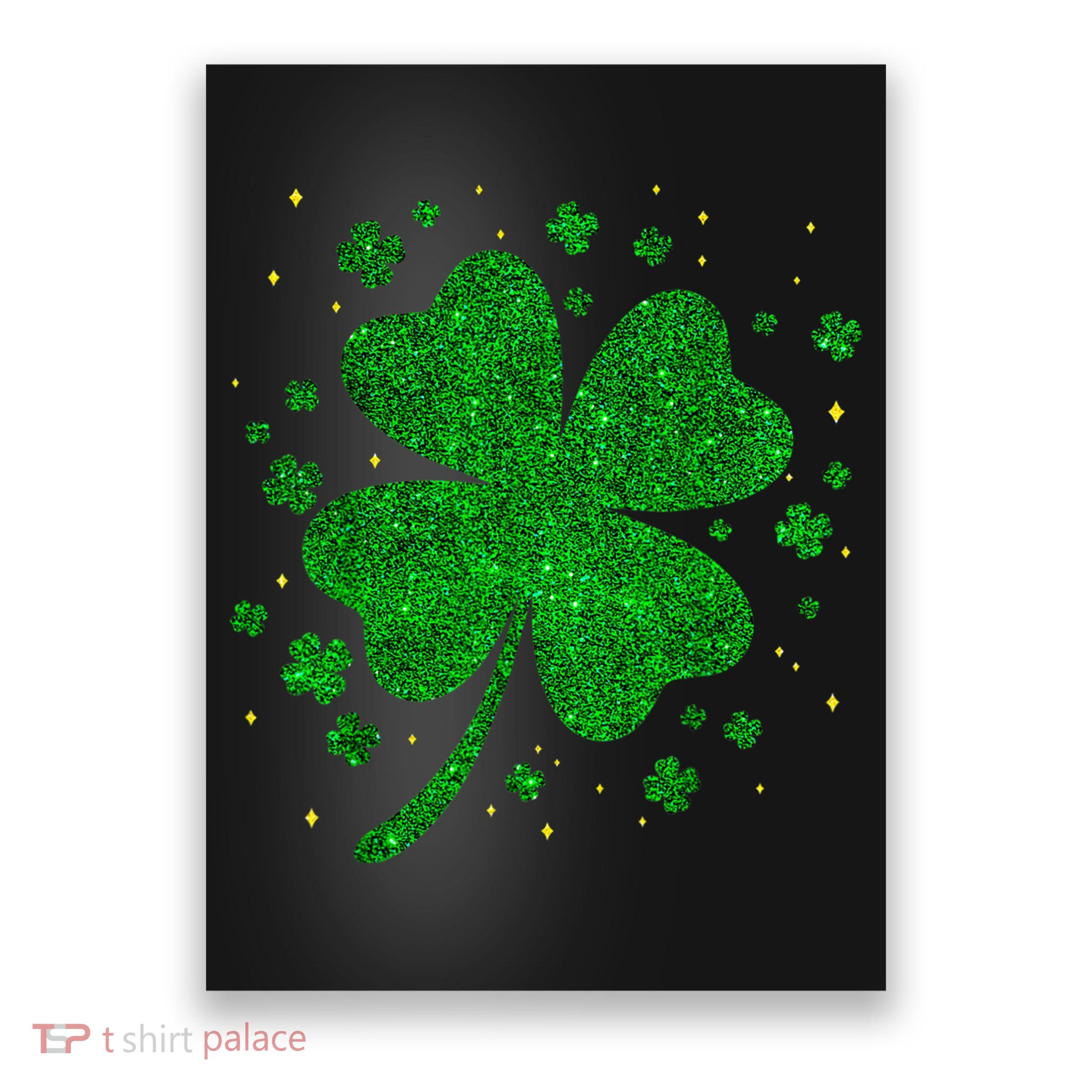 Sparkle Clover Irish For St Patricks & Pattys Day Poster