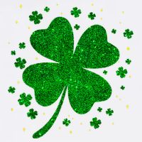 Sparkle Clover Irish For St Patricks & Pattys Day Garment-Dyed Sweatshirt