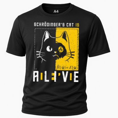 SchrodingerS Cat Is Dead And Alive Quantum Physics Cooling Performance Crew T-Shirt