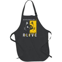 SchrodingerS Cat Is Dead And Alive Quantum Physics Full-Length Apron With Pockets