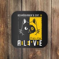 SchrodingerS Cat Is Dead And Alive Quantum Physics Coaster