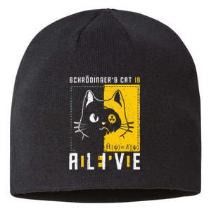 SchrodingerS Cat Is Dead And Alive Quantum Physics Sustainable Beanie