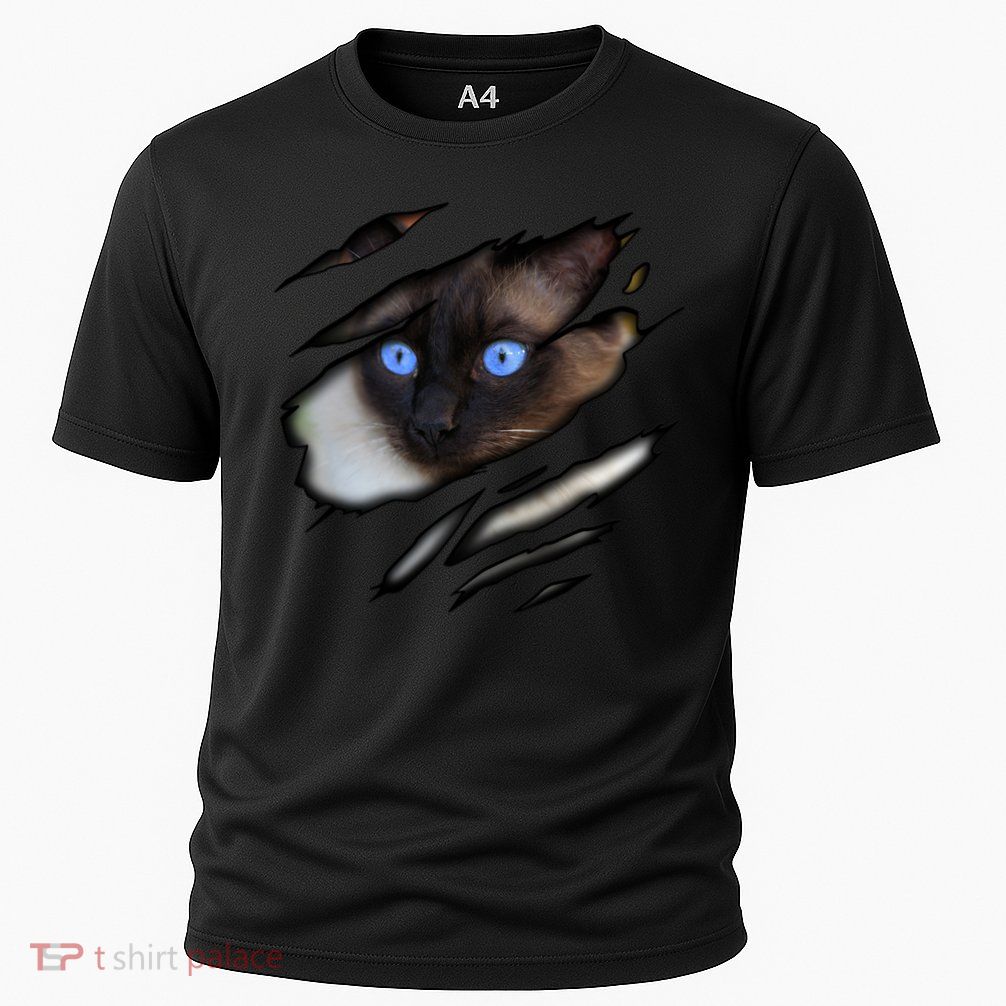 Siamese Cat In Me Design Cadesign Purebred Cat Gift Performance Shirt