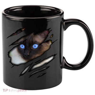 Siamese Cat In Me Design Cadesign Purebred Cat Gift 11oz C Handle Ceramic Mug