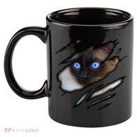 Siamese Cat In Me Design Cadesign Purebred Cat Gift 11oz C Handle Ceramic Mug