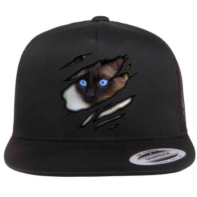 Siamese Cat In Me Design Cadesign Purebred Cat Gift Flatbill Hat