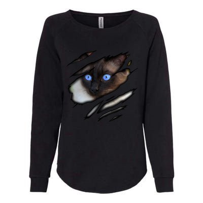 Siamese Cat In Me Design Cadesign Purebred Cat Gift Womens California Wash Sweatshirt