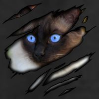Siamese Cat In Me Design Cadesign Purebred Cat Gift Golf Towel