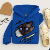 Siamese Cat In Me Design Cadesign Purebred Cat Gift Hoodie
